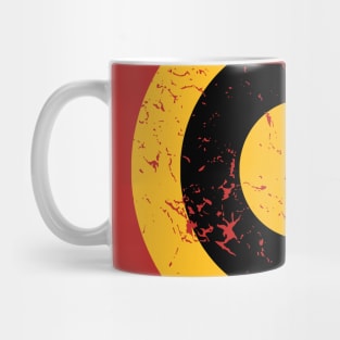 Vintage Black and Amber Roundel (Opt.2/2) Mug